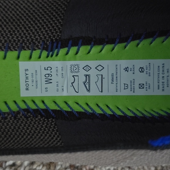 Rothys Sz 9.5 The Lounge Loafer In Sparrow - Picture 10 of 12